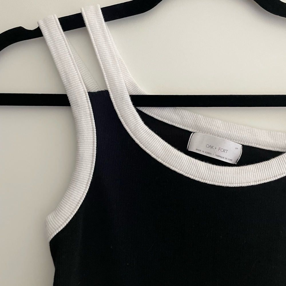 OAK + FORT Contrast Dress